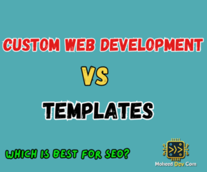 Custom Web Development vs Templates I Which One is Better for SEO?